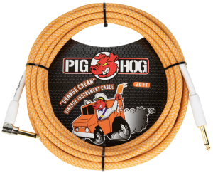Pig Hog PCH202OCR Orange Creme - kabel instrumentalny