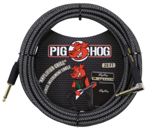 Pig Hog PCH20AGR - kabel jack 6,3 mm - jack 6,3 mm "łamany"