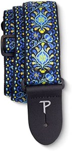 Perri's 7286 2" Jacquard Blue Lotos - Pasek do gitary