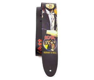 Perri's 11007 2,5" AC/DC Highway To Hell Direct To Leather - Pasek do gitary