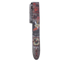 Perri's 11025 2,5" Dead Draw Alchemy Direct To Leather - Pasek gitarowy