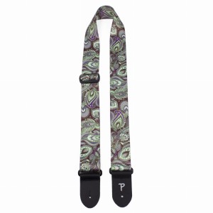 Perri's 7299 2" Paisley Design Marun Lavender Mint - Pasek do gitary