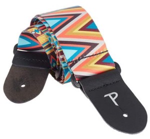 Perri's 7305 2" Aztec Design Orange Yellow Blue - Pasek do gitary