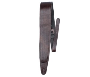 Perri's 7136 3,5" Mahogany Padded Leather - pasek gitarowy