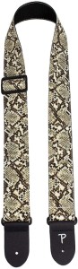Perri's 7553 2" Faux Snake Skin Beige - pasek gitarowy