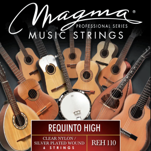Magma REM110 Requinto Black Nylon - Komplet strun