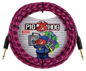 Pig Hog PCH20GPK Pink Graffiti - Kabel Instrumentalny - 
