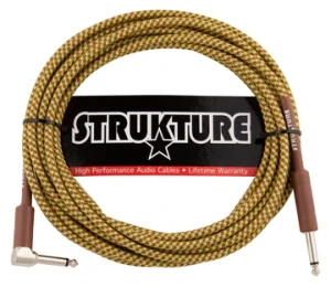 Strukture SC186TWR Yellow Tweed Łamany - Kabel Instrumentalny