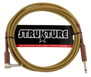 Strukture SC10TWR Yellow Tweed Łamany - Kabel Instrumentalny