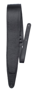 Perri's 7133 3,5" Black Padded Leather - Pasek do Gitary 