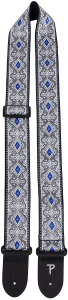 Perri's 7277 2" Royal Silver Jacquard - Pasek do Gitary