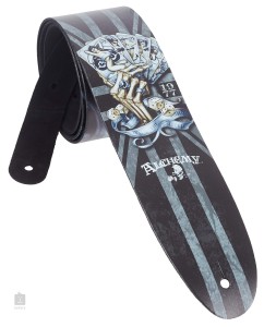 Perri's 11027 2,5" Read Em And Weep Alchemy Direct To Leather - Pasek do gitary