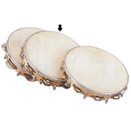 Halifax 1877 Tamburine 10" Double - tamburyn