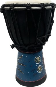 KG Djembe DJZP 30-1 Light African Painted Style 1 