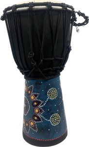 KG Djembe DJZP 40-1 Light African Painted Style 1