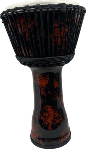 KG Djembe ESPPVC10-MR Abstract Red