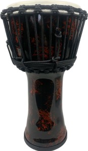 KG Djembe ESPPVC8-MR Abstract Red