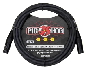 Pig Hog PHMH10GR Hex Grey Kabel Mikrofonowy 4,5m
