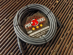 Pig Hog PHMH25GR Hex Grey Kabel Mikrofonowy 7,6m