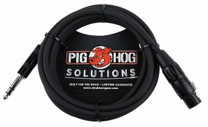 Pig Hog PX-TMXF1 kabel jack 6,3 mm - XLR