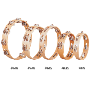 Halifax 1832 Tamburine 12" Double - tamburyn