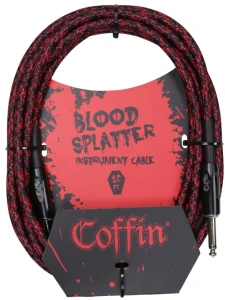 Coffin CF-ICBS10 Blood Splatter - kabel instrumentalny 3m