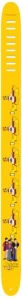 Perri's 6080 2.5" The Beatles Yellow Subm - pasek do gitary