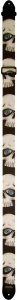 Perri's 41 2" Polyester Skull - pasek do gitary