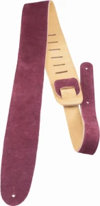 Perri's 210 2.5" Suede Burgundy - pasek do gitary