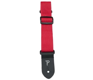 Perri's 1974 1,5" Poly Ukulele Red - pasek do ukulele