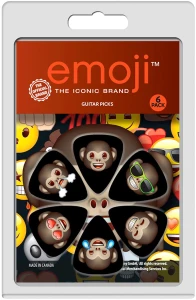  Perri's EMO7 Emoji Monkeys - komplet kostek do gitary