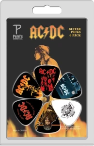  Perri's ACDC4 AC/DC - komplet kostek do gitary