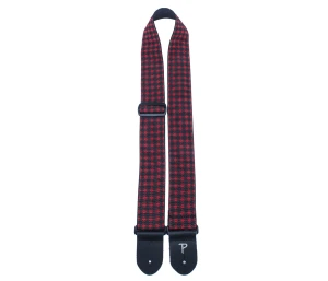 Perri's 7064 2" Jacquard Diamons Black Red - pasek do gitary