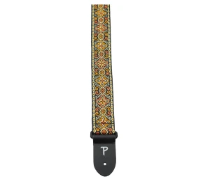  Perri's 6726 2" Jacquard Orange Cross - pasek do gitary