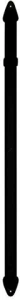Perri's 6751 2" Poly Pro Black - pasek do gitary
