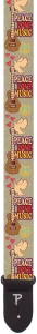   Perri's 6795 2" Poly Peace Love Music - pasek do gitary