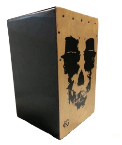 KG Cajon BSP DS F CS Cowboy Skull Flamenco