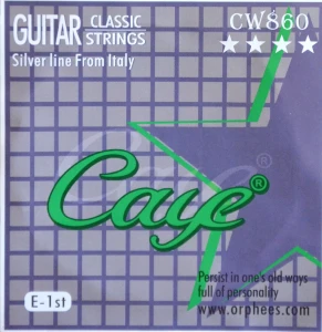 Caye CW-1 E1 Classic - struna E1 do gitary klasycznej