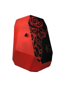 KG Cajon PCV BSP FS CPU AS Red Geometric On/Off Snare	