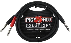  Pig Hog PYIC03 - kabel jack 6,3 mm stereo - 2 x jack 6,3 mm mono