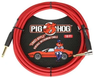 Pig Hog PCH10CAR Candy Apple - kabel instrumentalny