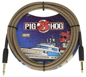  Pig Hog PCH10TBR Tuscan Brown - kabel instrumentalny
