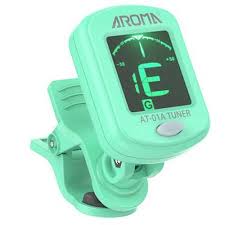 Aroma AT 01A Green - tuner gitarowy