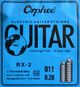 Caye RX-2 .011 - struna .011 do gitary elektrycznej lub akustycznej