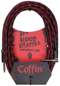 Coffin CF-ICBS20R Blood Splatter - kabel instrumentalny 6m