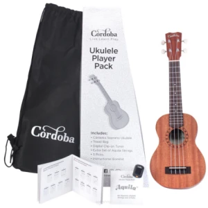 Cordoba Ukulele Player Pack Concert - ukulele koncertowe zestaw