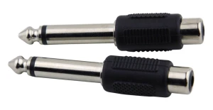 Pig Hog PA RF14M RCA F 6,3mm M Mono Adapter 2pack - przejściówki RCA - jack 6,3 mm
