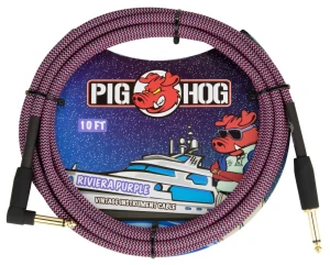 Pig Hog PCH10RPPR Riviera Purple - kabel instrumentalny