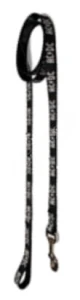 Perri's AC01 Leash AC/DC Black White Large - Smycz