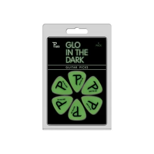 Perri's GLO1 Glow in The Dark - komplet kostek gitarowych